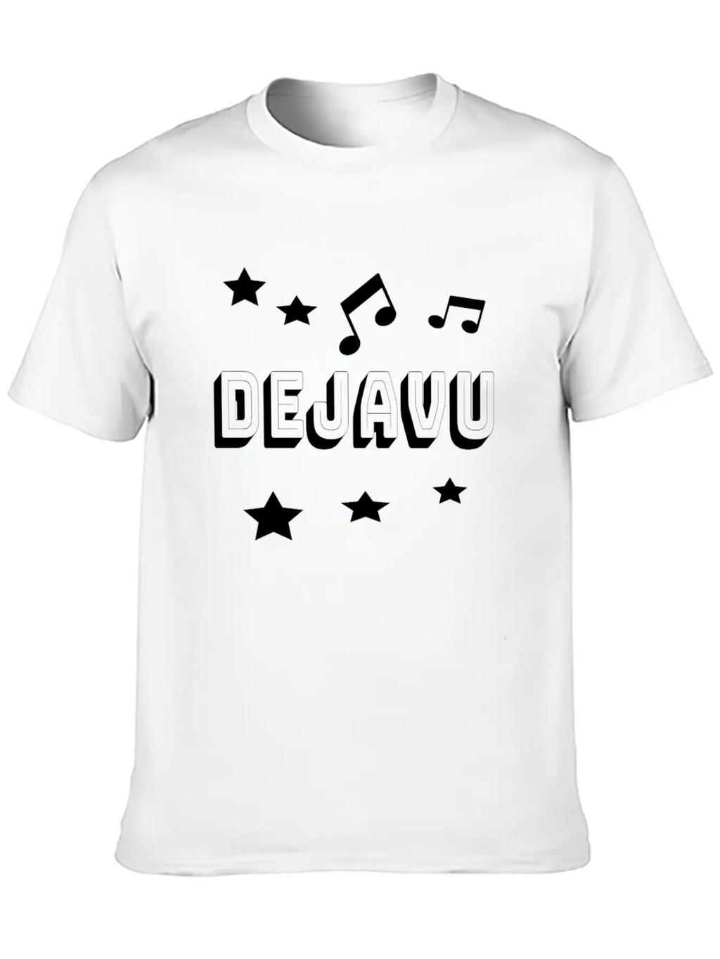 Dejavu Charts Music Fan Concert Classic Cotton Tee – Unisex Comfort For Any Season
