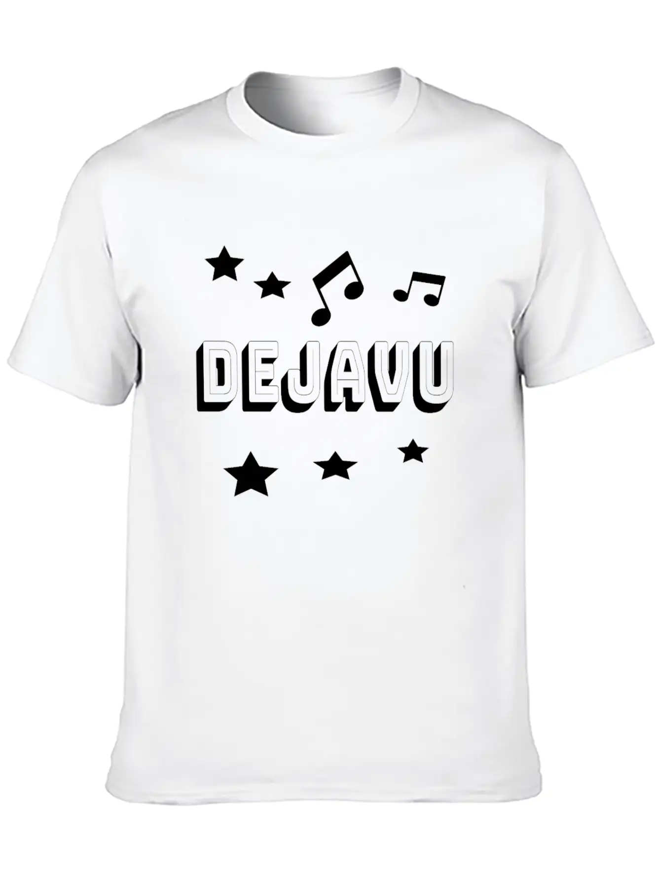 Dejavu Charts Music Fan Concert Classic Cotton Tee – Unisex Comfort For Any Season