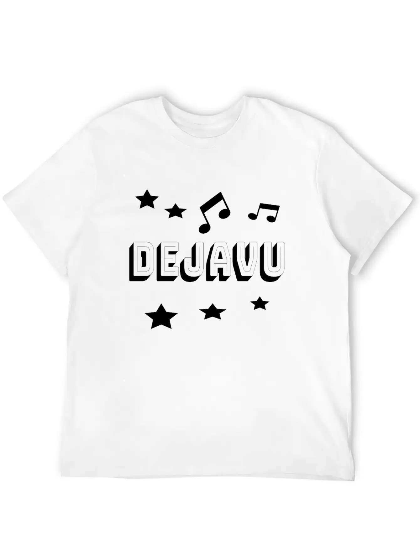Dejavu Charts Music Fan Concert Classic Cotton Tee – Unisex Comfort For Any Season