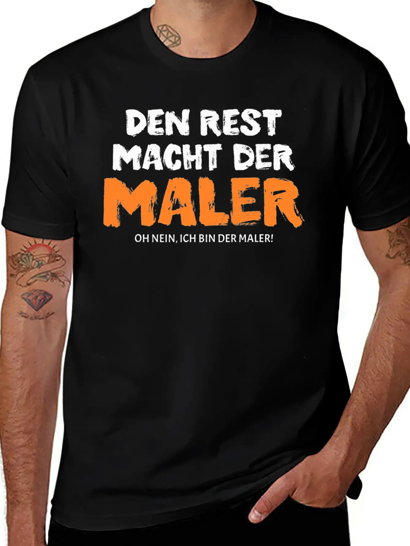 Den Rest Macht The Painter Relaxed Everyday Tee – Lightweight And Durable Cotton