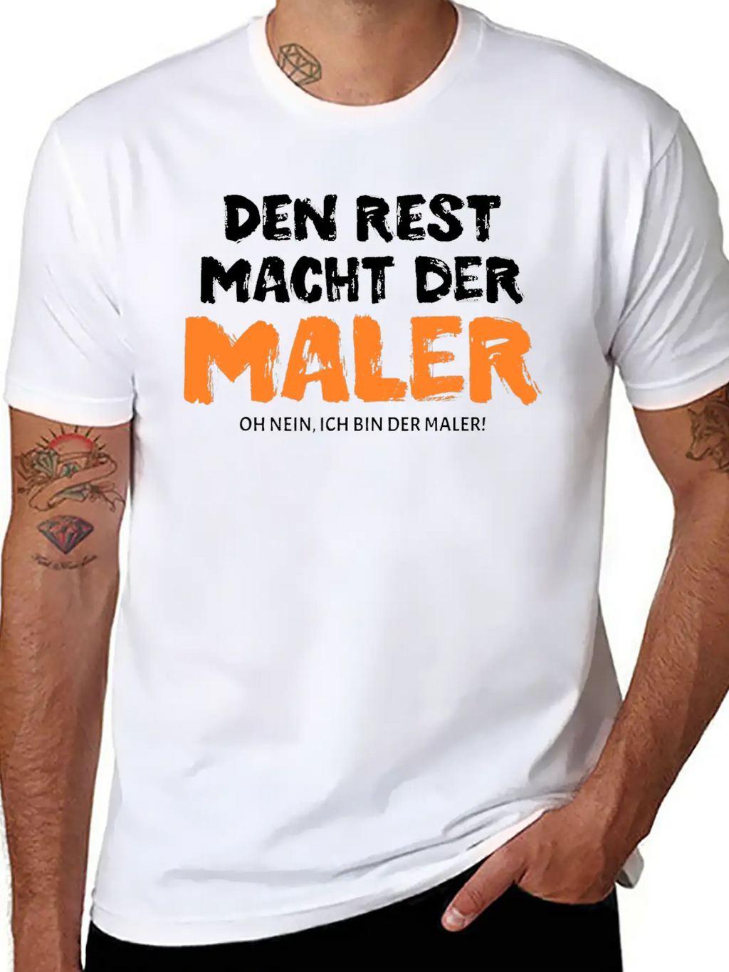 Den Rest Macht The Painter Relaxed Everyday Tee – Lightweight And Durable Cotton