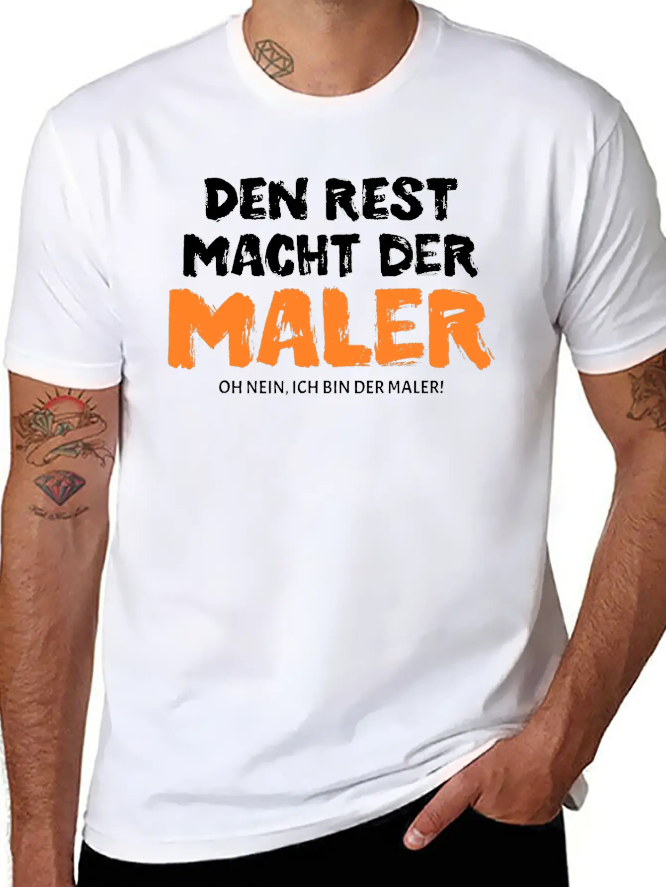Den Rest Macht The Painter Relaxed Everyday Tee – Lightweight And Durable Cotton