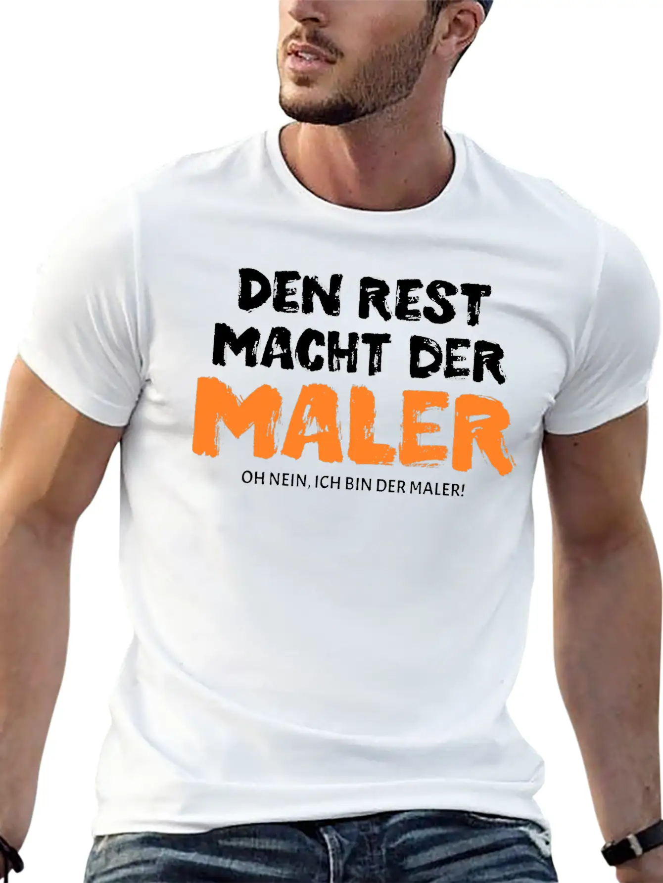 Den Rest Macht The Painter Relaxed Everyday Tee – Lightweight And Durable Cotton