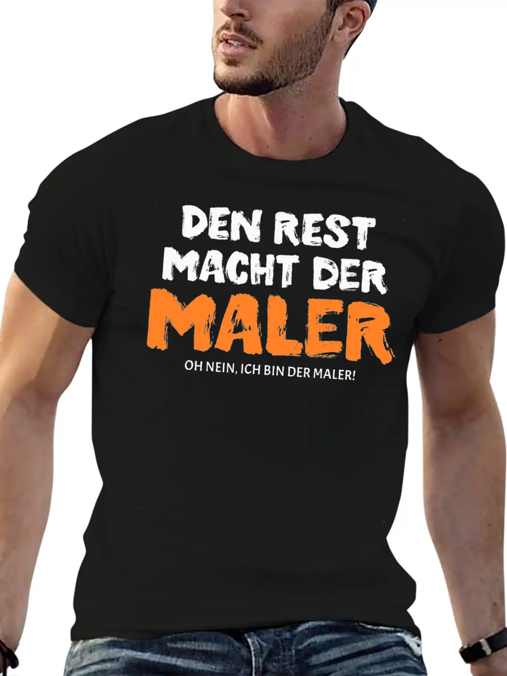Den Rest Macht The Painter Relaxed Everyday Tee – Lightweight And Durable Cotton