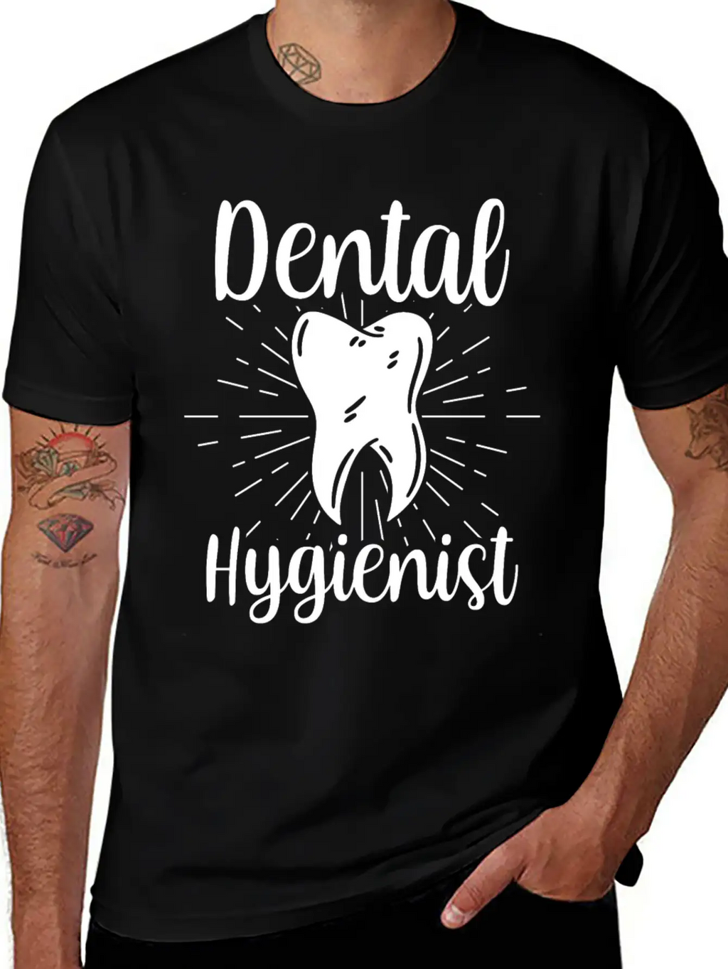 Dental Hygienist Hygiene Clinic Dentist Team Breathable Soft Cotton T-Shirt – Timeless Casual Look