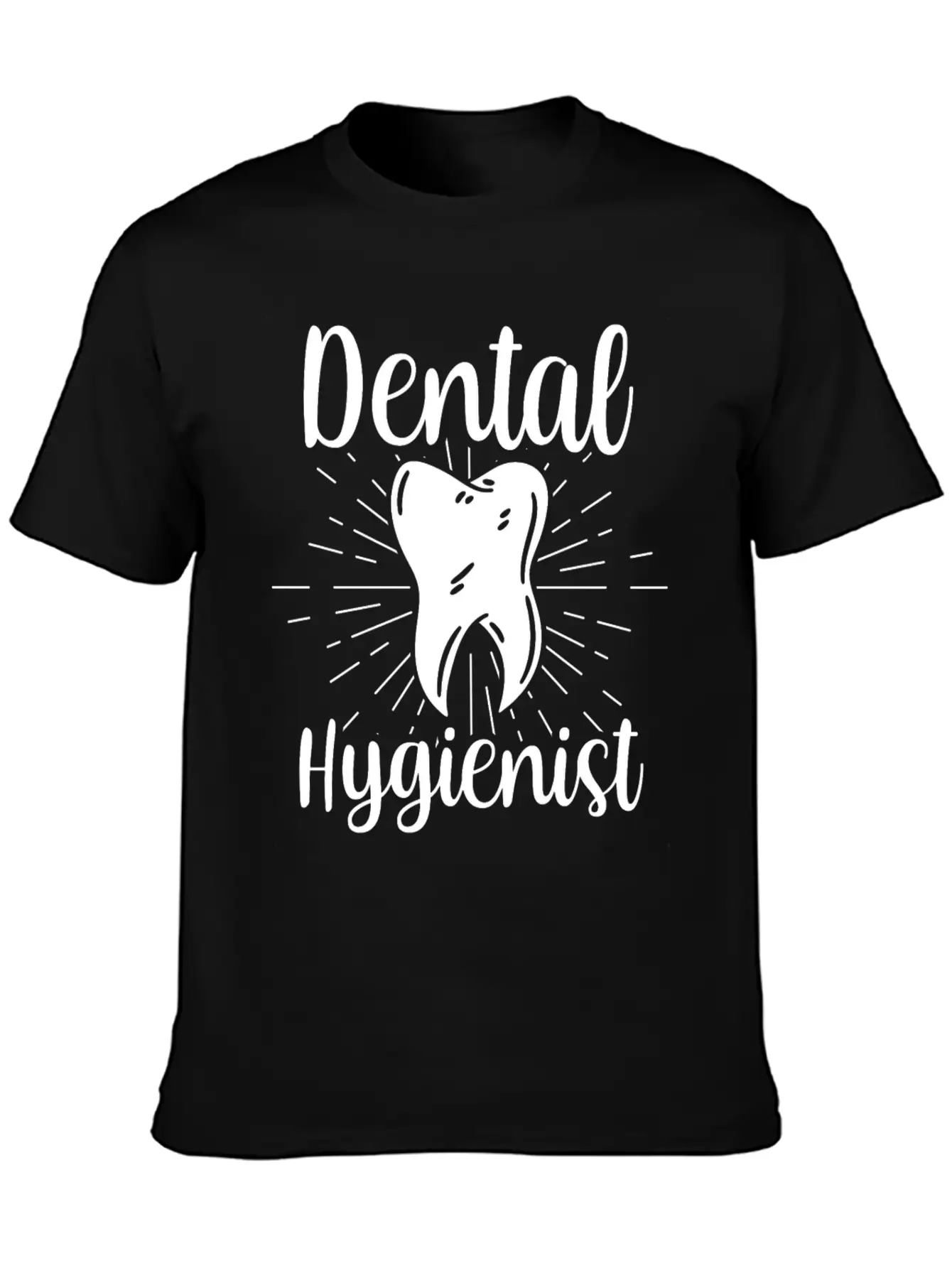 Dental Hygienist Hygiene Clinic Dentist Team Breathable Soft Cotton T-Shirt – Timeless Casual Look