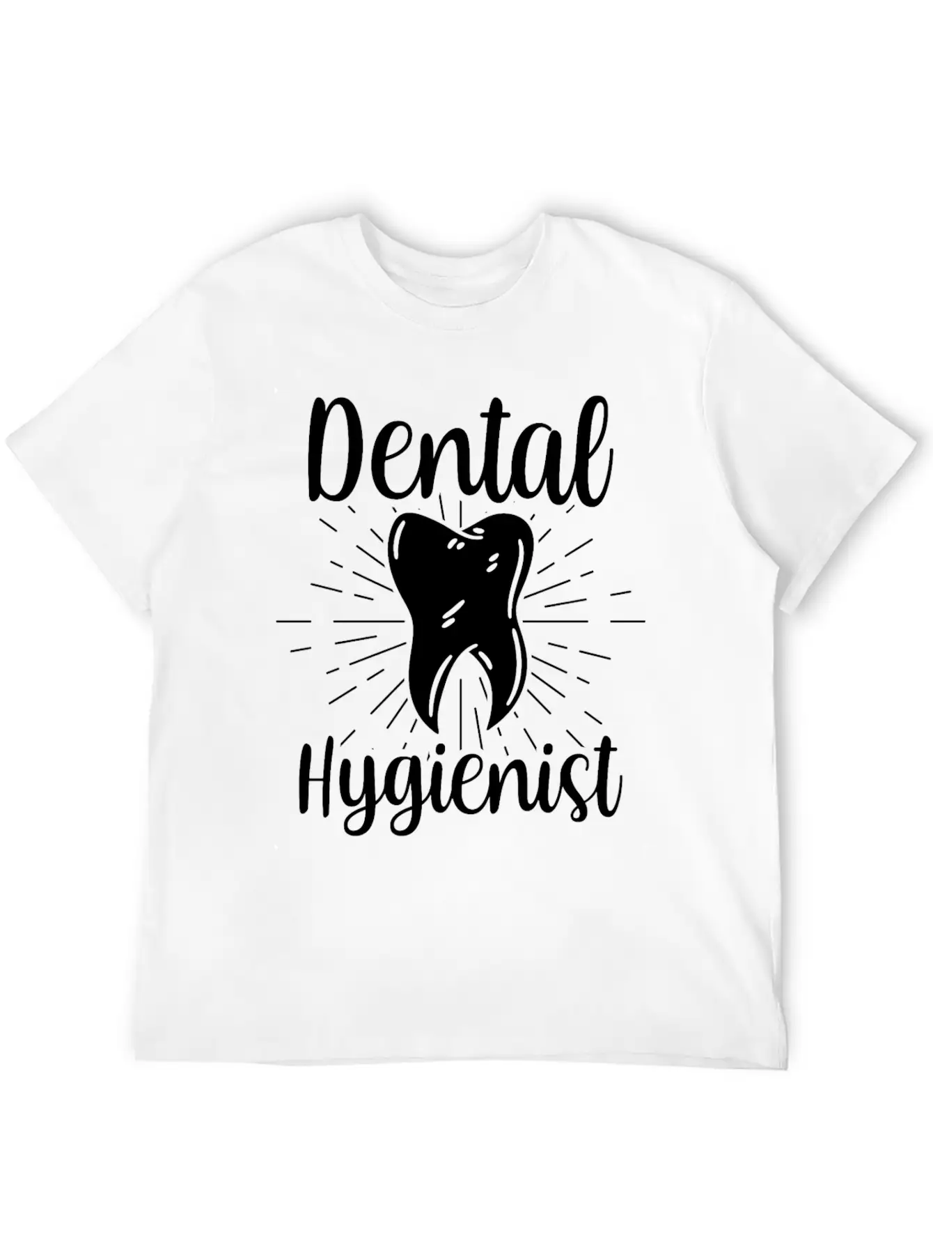 Dental Hygienist Hygiene Clinic Dentist Team Breathable Soft Cotton T-Shirt – Timeless Casual Look