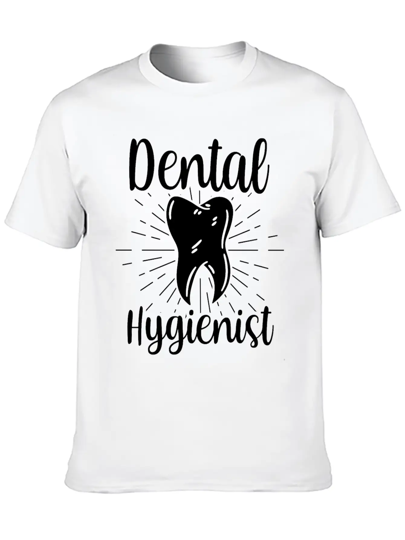 Dental Hygienist Hygiene Clinic Dentist Team Breathable Soft Cotton T-Shirt – Timeless Casual Look