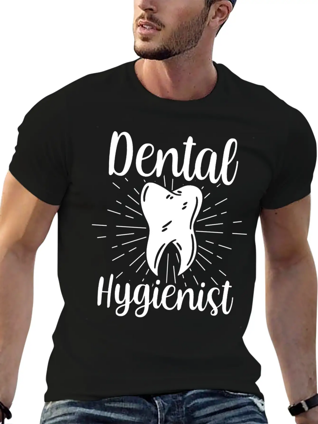 Dental Hygienist Hygiene Clinic Dentist Team Breathable Soft Cotton T-Shirt – Timeless Casual Look