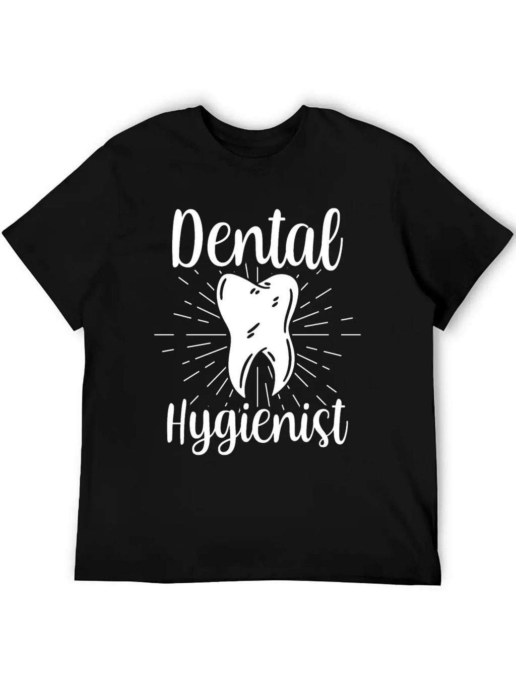 Dental Hygienist Hygiene Clinic Dentist Team Breathable Soft Cotton T-Shirt – Timeless Casual Look