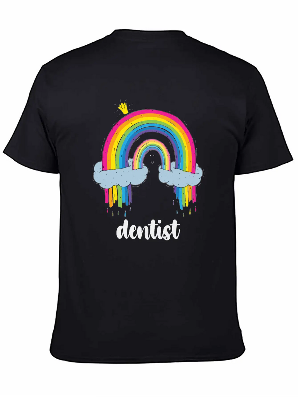 Dentist Cute Boho Rainbow Basic Graphic T-Shirt – Daily Comfort In Soft Cotton