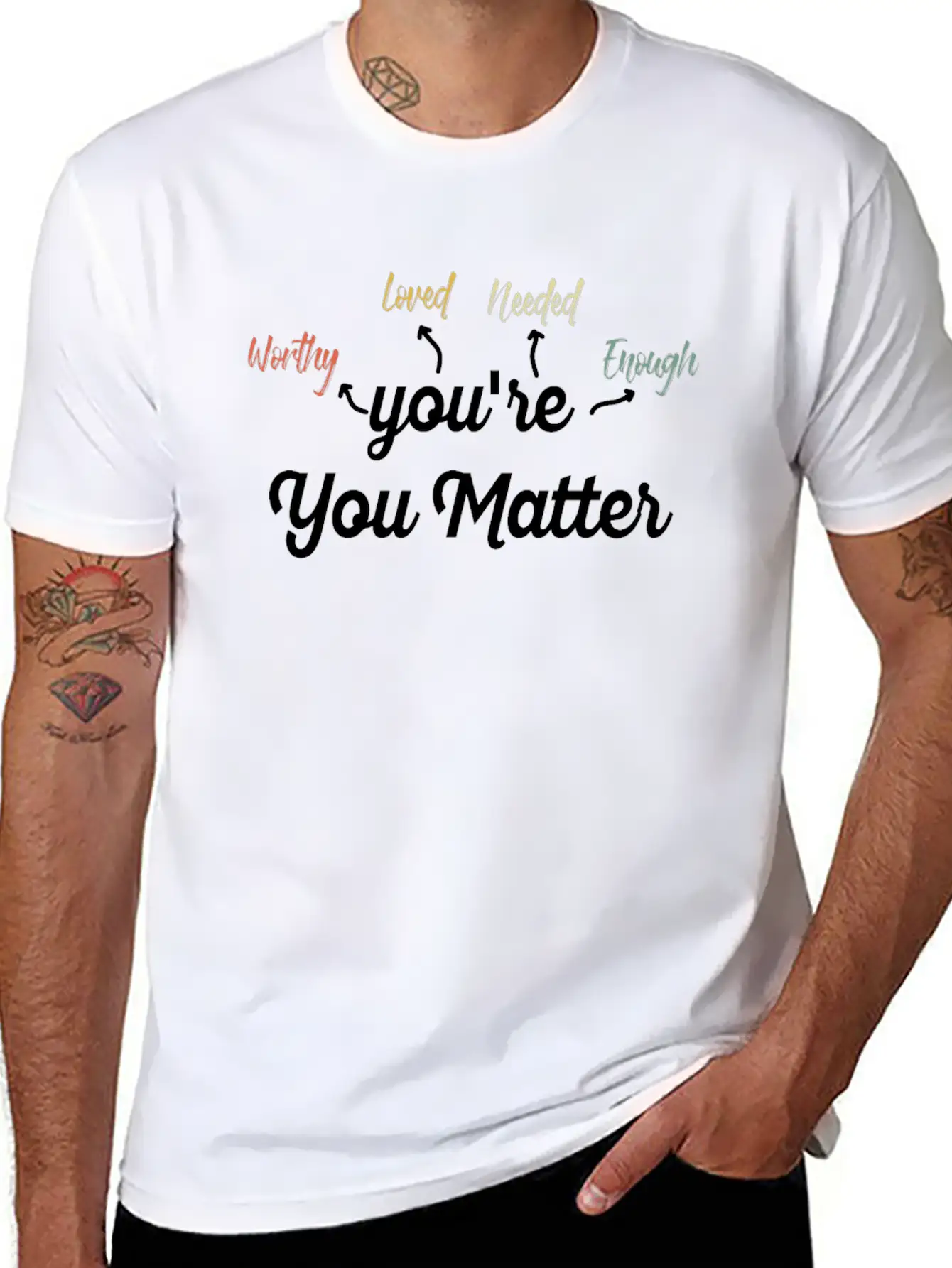 Depression And Bipolar Awareness: Classic Cotton Tee – Unisex Comfort For Any Season