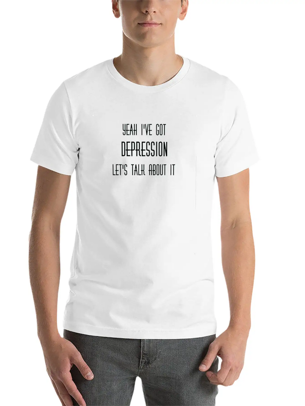 Depression Awareness Products Relaxed Everyday Tee – Lightweight And Durable Cotton