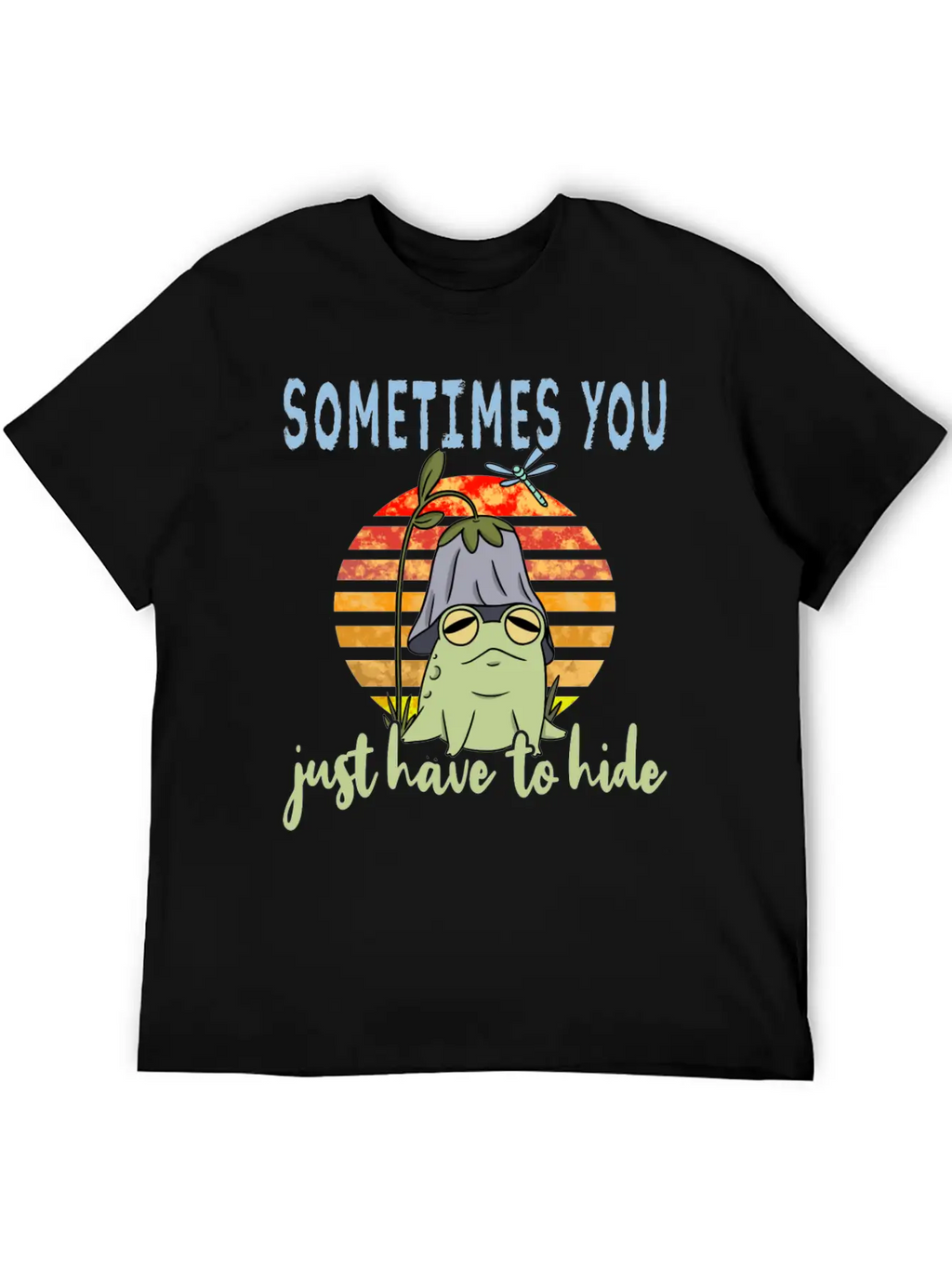 Depression Depression Frog Unisex Casual T-Shirt – Clean Design For Daily Comfort