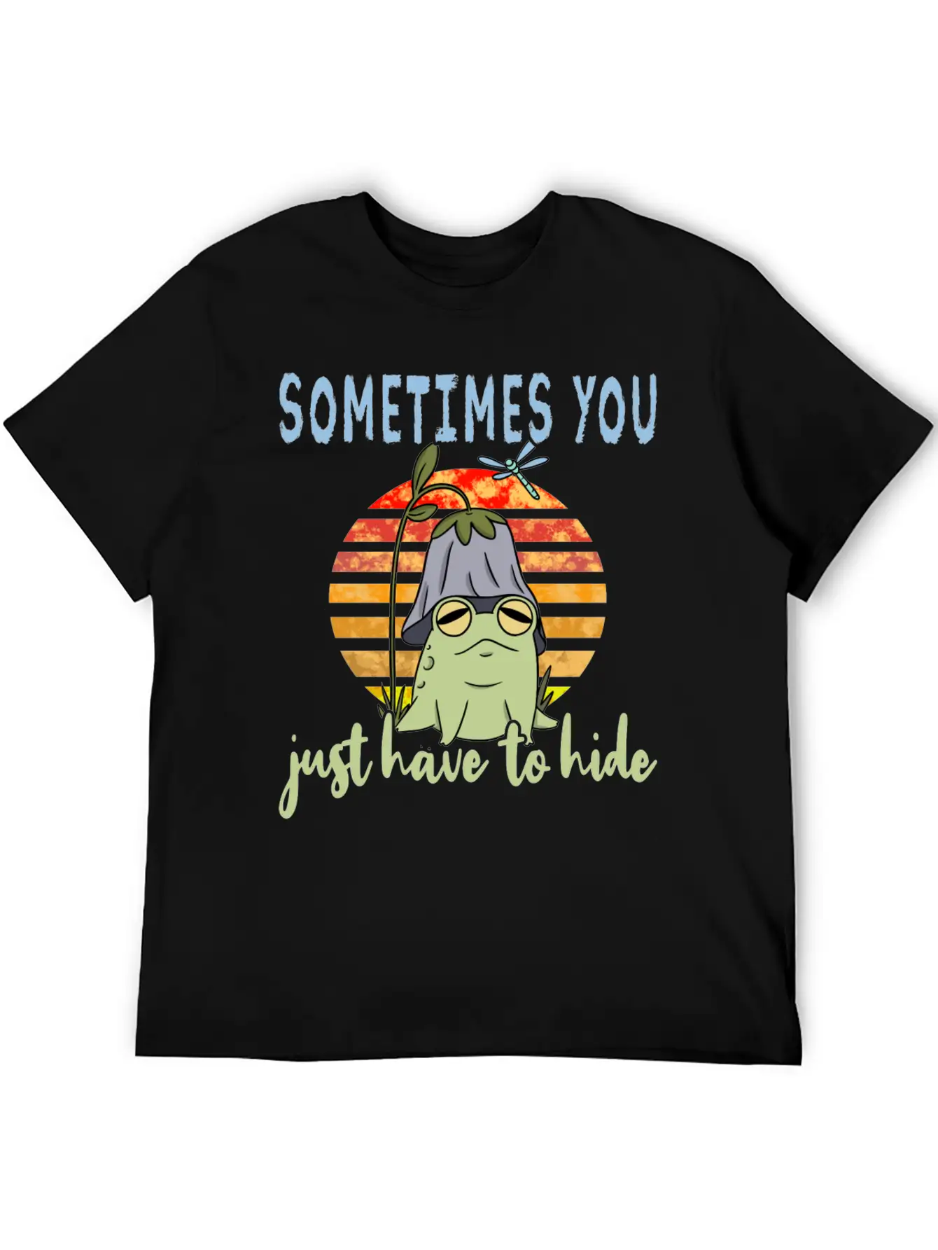 Depression Depression Frog Unisex Casual T-Shirt – Clean Design For Daily Comfort