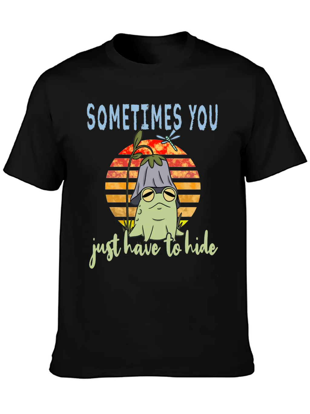 Depression Depression Frog Unisex Casual T-Shirt – Clean Design For Daily Comfort