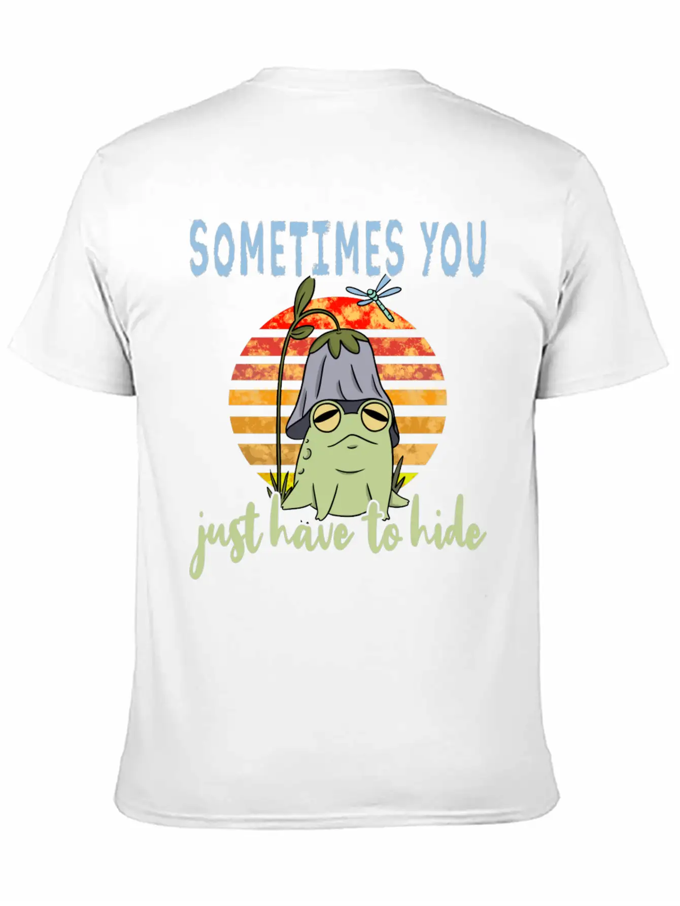 Depression Depression Frog Unisex Casual T-Shirt – Clean Design For Daily Comfort