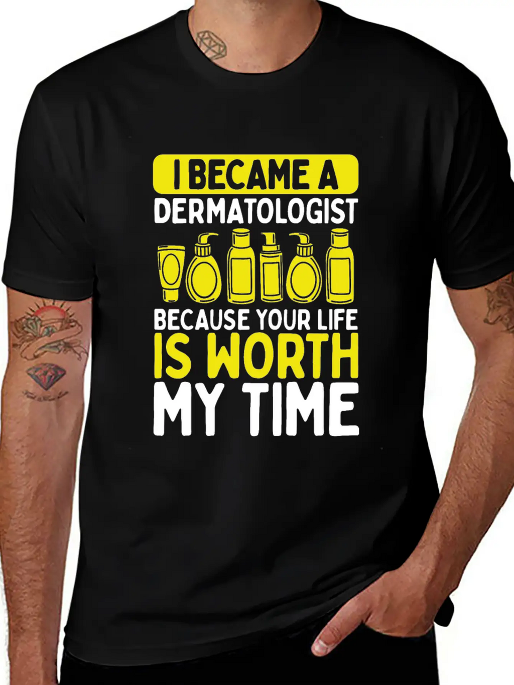 Dermatology Nurse Skin Doctor Care Dermatologist Stylish Everyday T-Shirt – Unisex Basic Cotton Tee