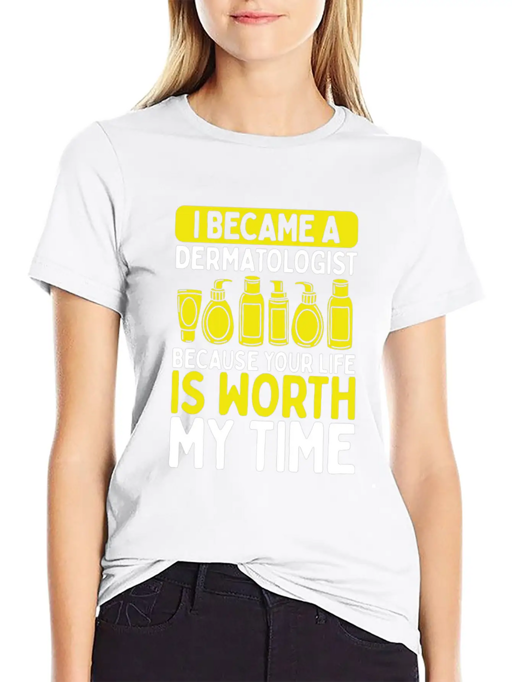 Dermatology Nurse Skin Doctor Care Dermatologist Stylish Everyday T-Shirt – Unisex Basic Cotton Tee
