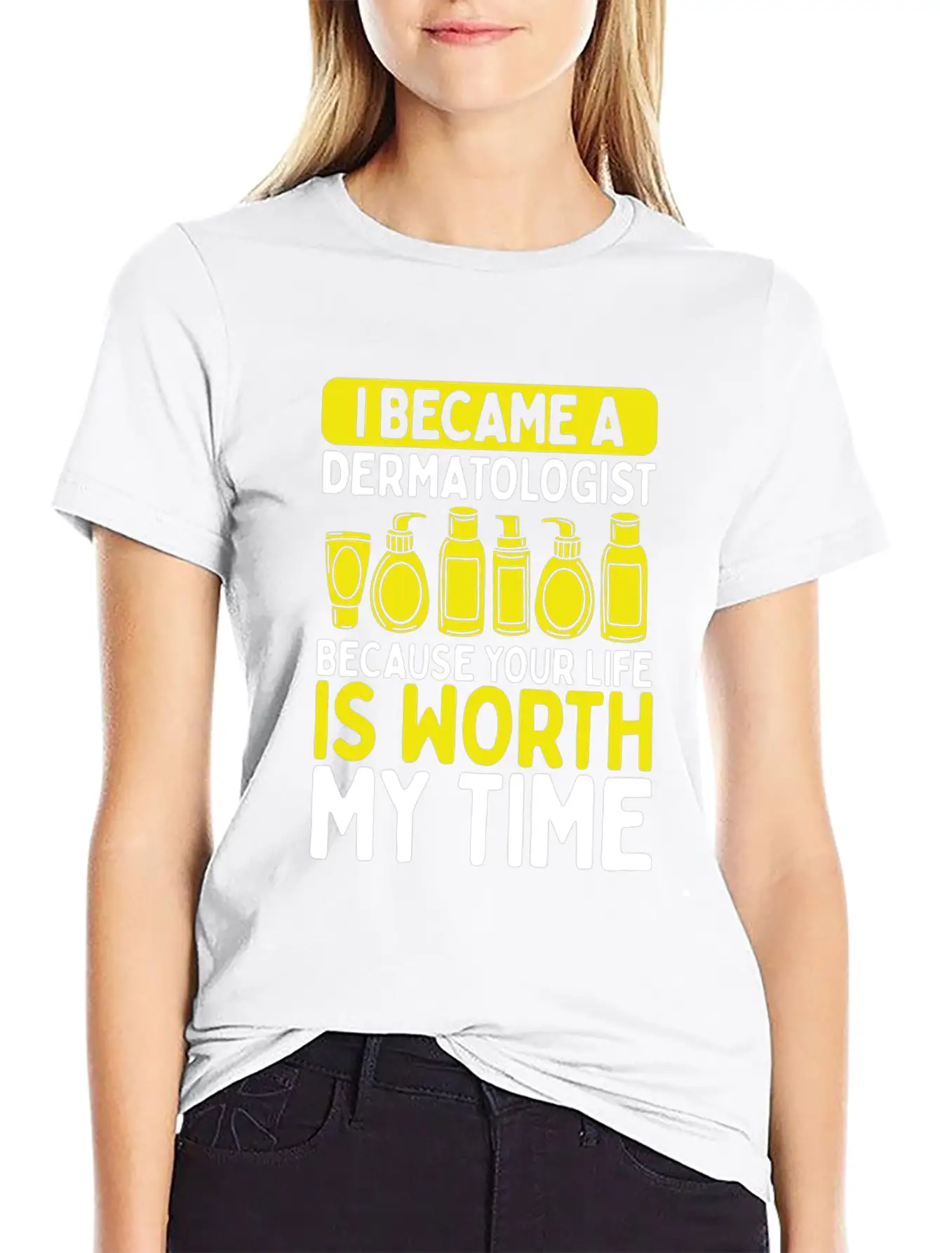 Dermatology Nurse Skin Doctor Care Dermatologist Stylish Everyday T-Shirt – Unisex Basic Cotton Tee