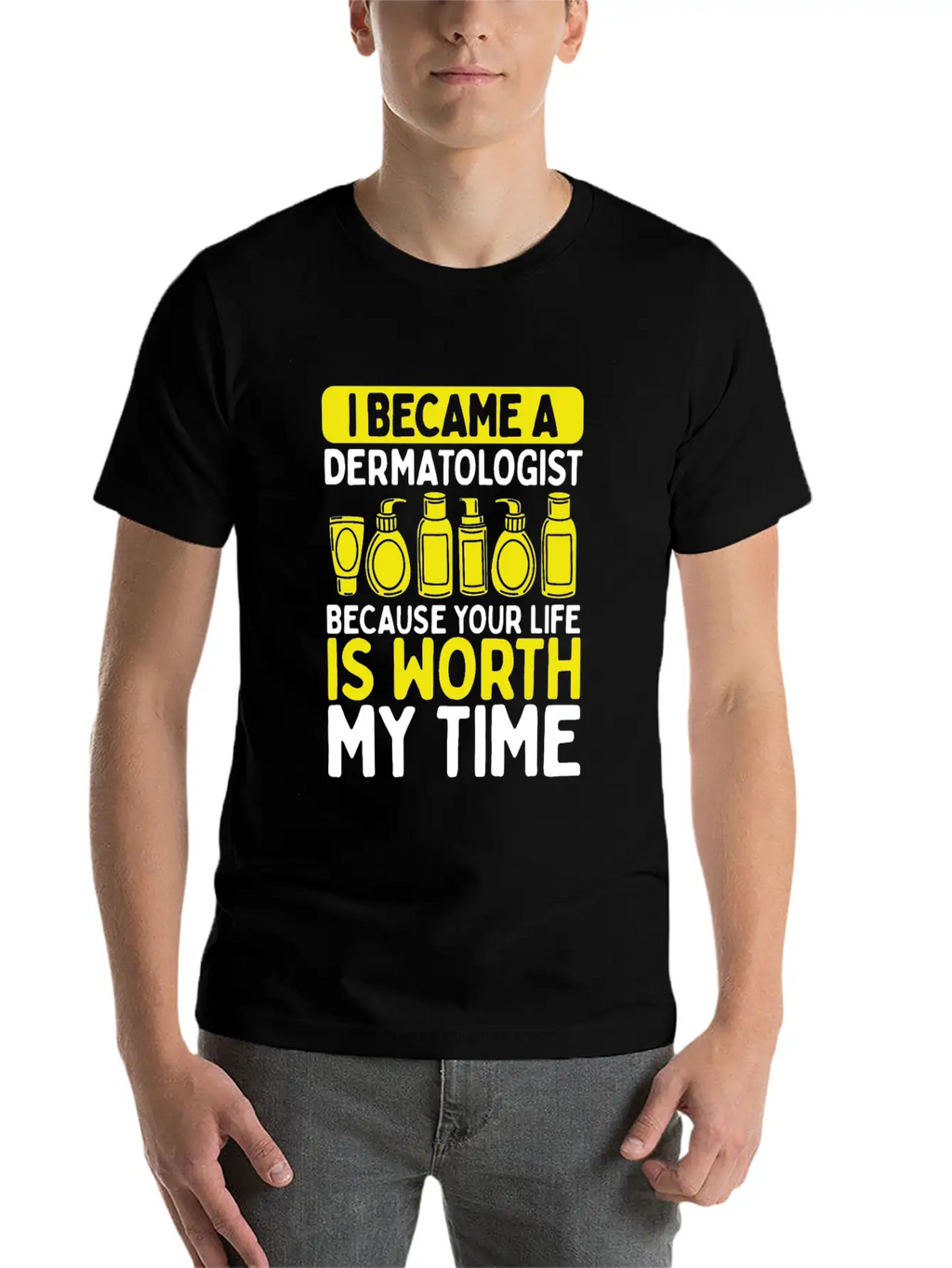 Dermatology Nurse Skin Doctor Care Dermatologist Stylish Everyday T-Shirt – Unisex Basic Cotton Tee