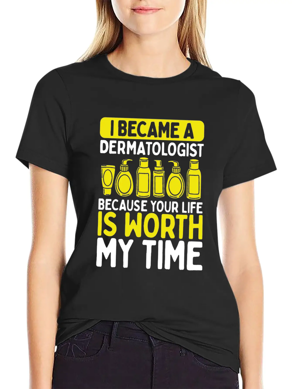 Dermatology Nurse Skin Doctor Care Dermatologist Stylish Everyday T-Shirt – Unisex Basic Cotton Tee