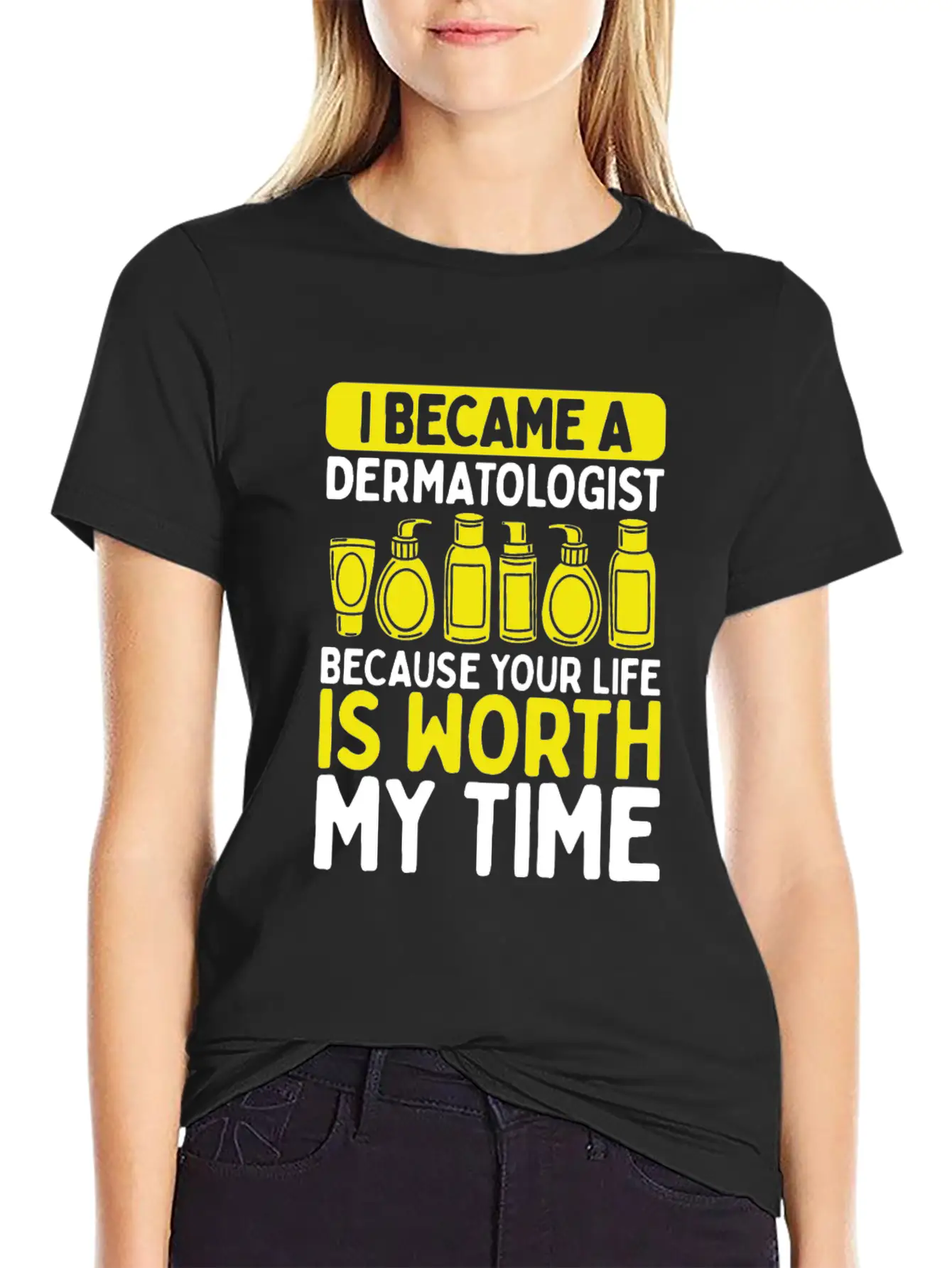 Dermatology Nurse Skin Doctor Care Dermatologist Stylish Everyday T-Shirt – Unisex Basic Cotton Tee