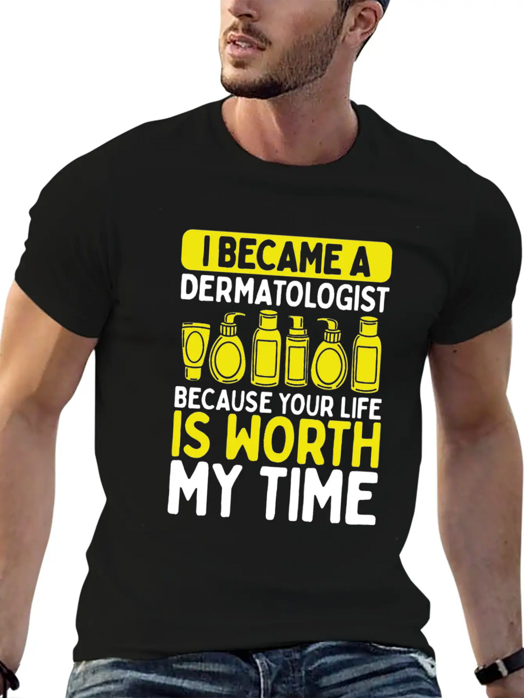 Dermatology Nurse Skin Doctor Care Dermatologist Stylish Everyday T-Shirt – Unisex Basic Cotton Tee