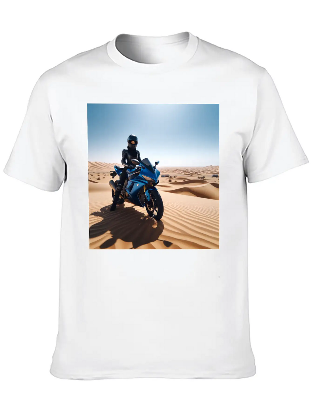 DESERT BIKE Stylish Everyday T-Shirt – Unisex Basic Cotton Tee
