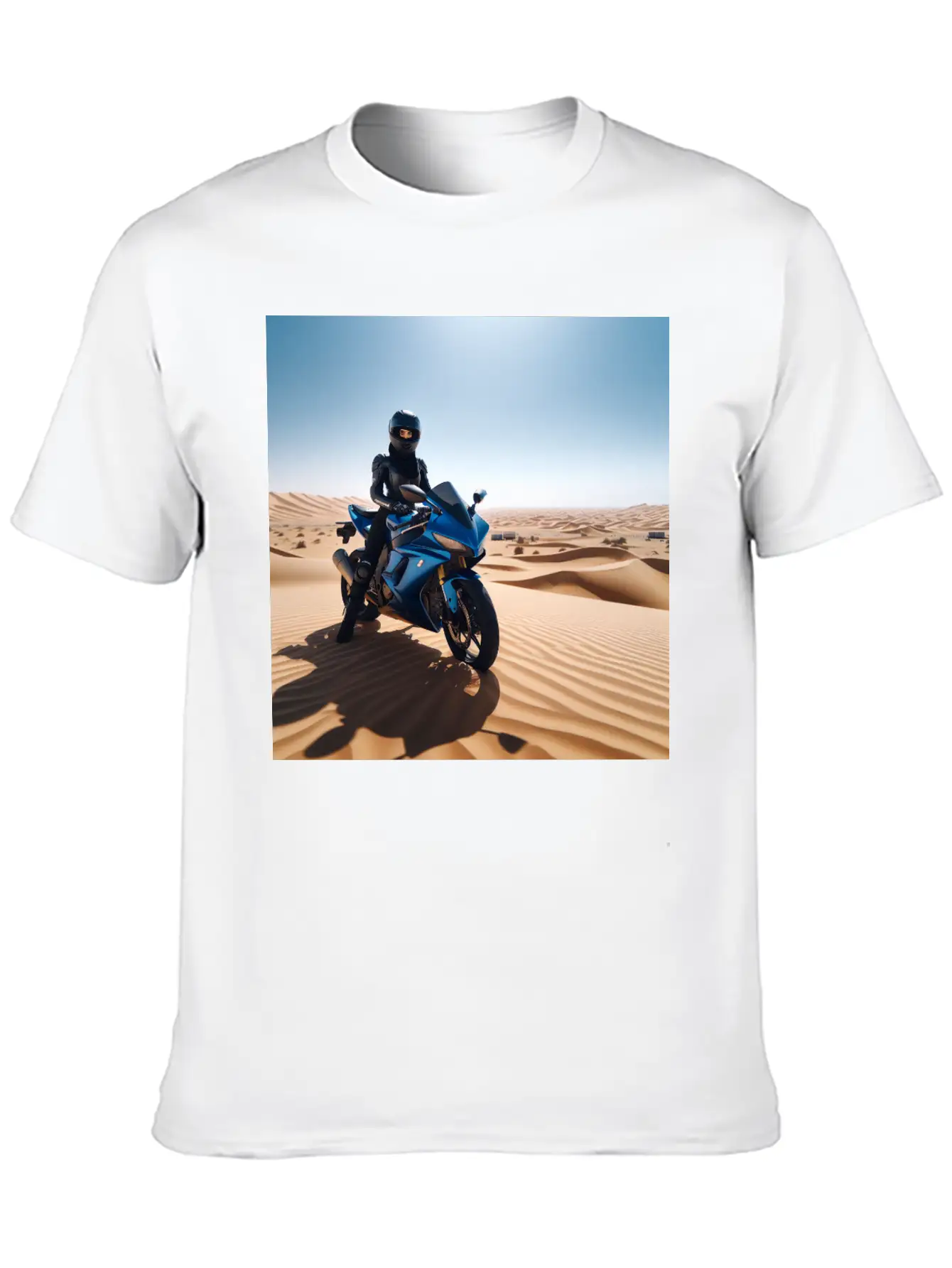DESERT BIKE Stylish Everyday T-Shirt – Unisex Basic Cotton Tee