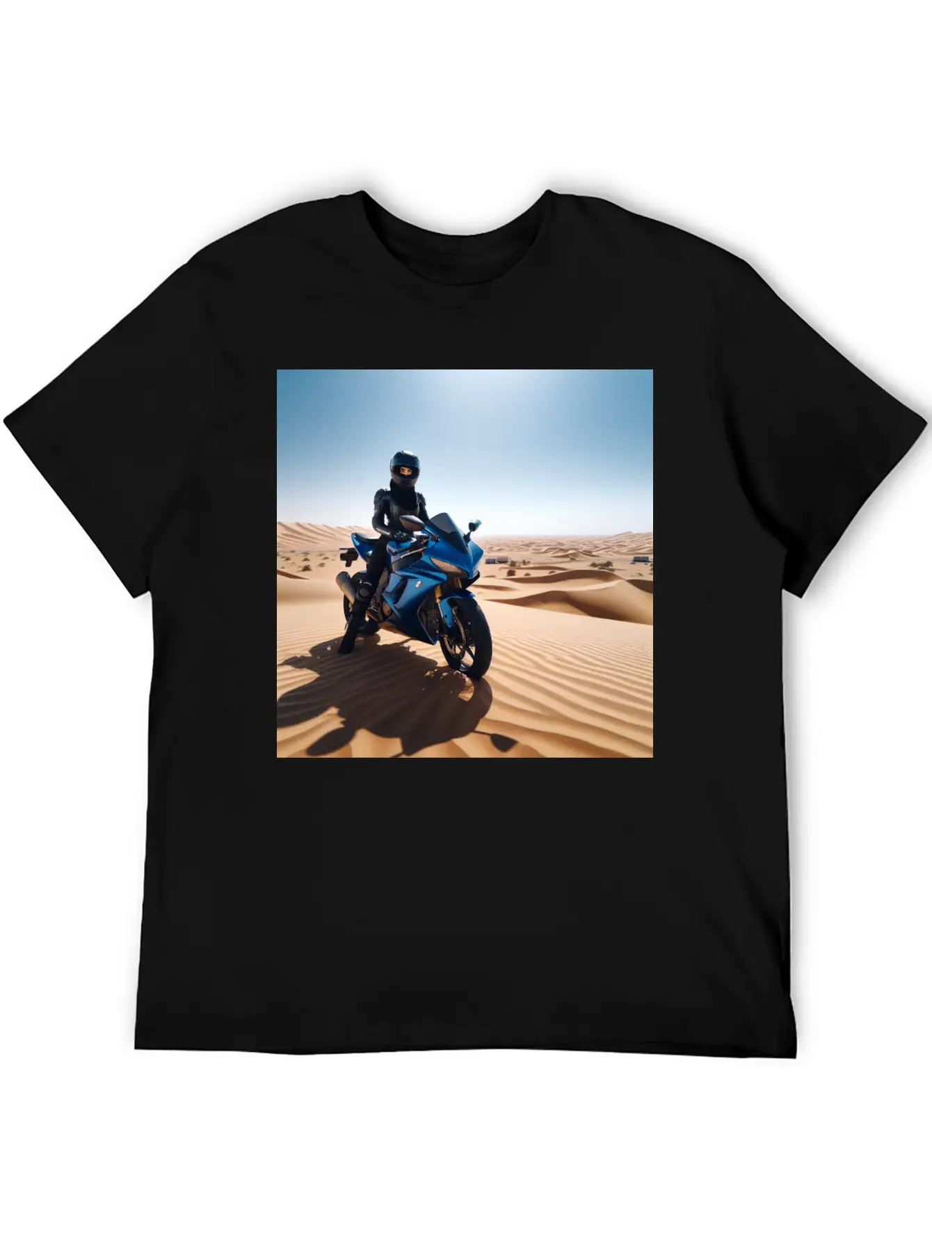 DESERT BIKE Stylish Everyday T-Shirt – Unisex Basic Cotton Tee