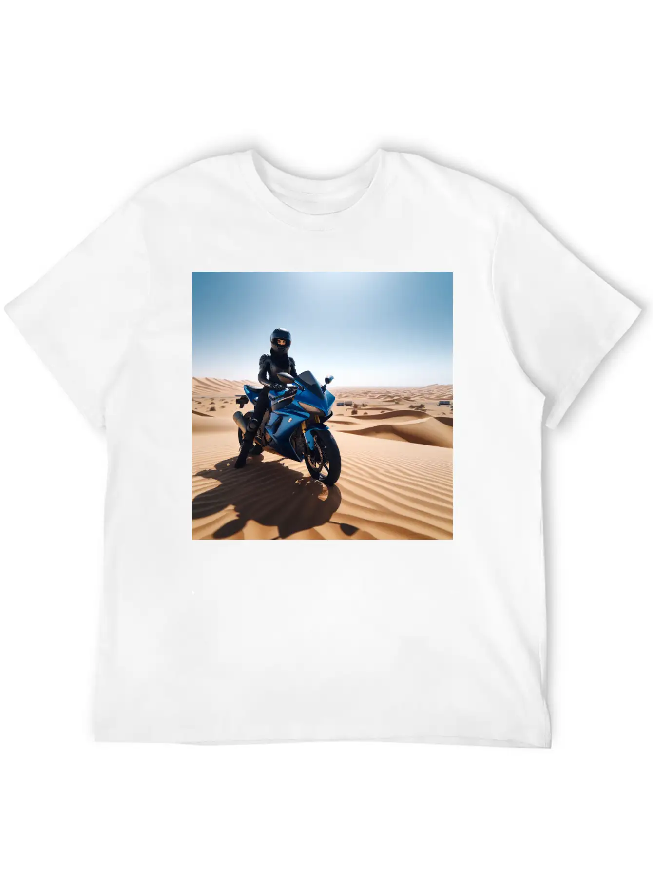 DESERT BIKE Stylish Everyday T-Shirt – Unisex Basic Cotton Tee