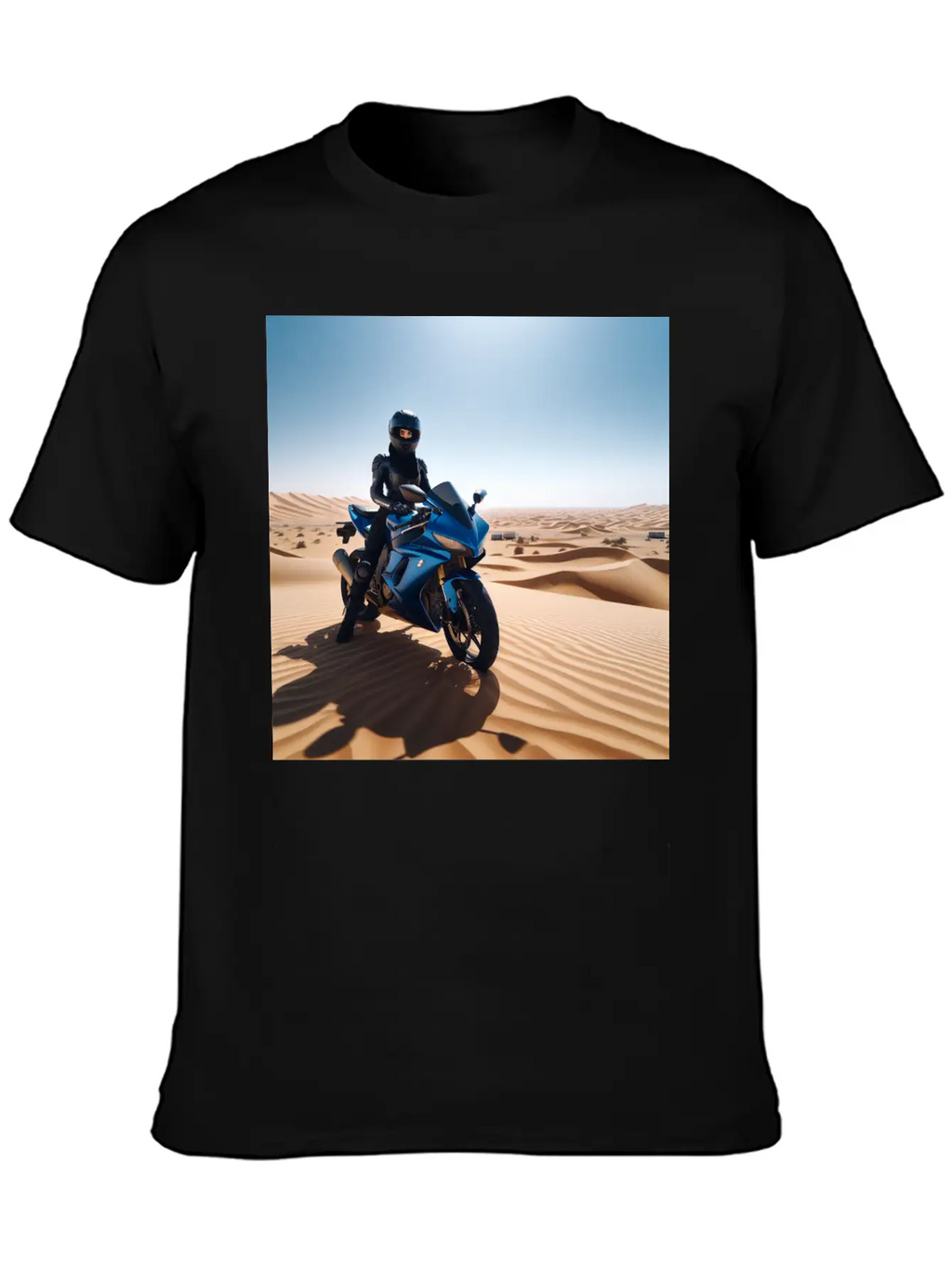 DESERT BIKE Stylish Everyday T-Shirt – Unisex Basic Cotton Tee