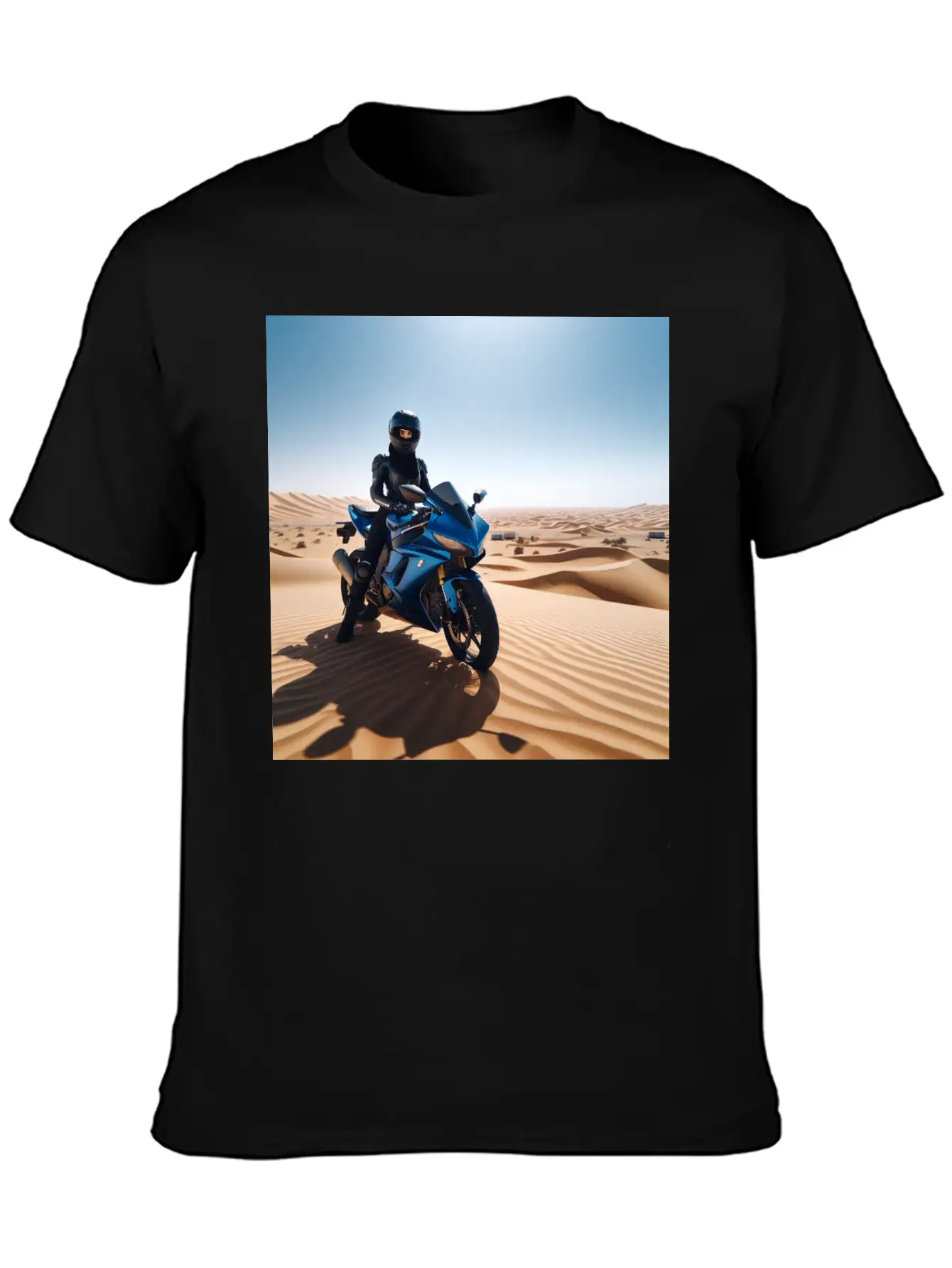 DESERT BIKE Stylish Everyday T-Shirt – Unisex Basic Cotton Tee