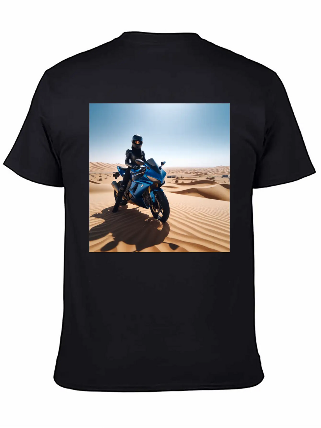 DESERT BIKE Stylish Everyday T-Shirt – Unisex Basic Cotton Tee