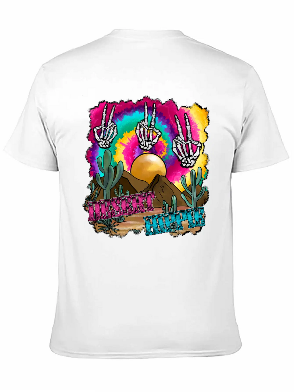 Desert Hippie Stylish Everyday T-Shirt – Unisex Basic Cotton Tee