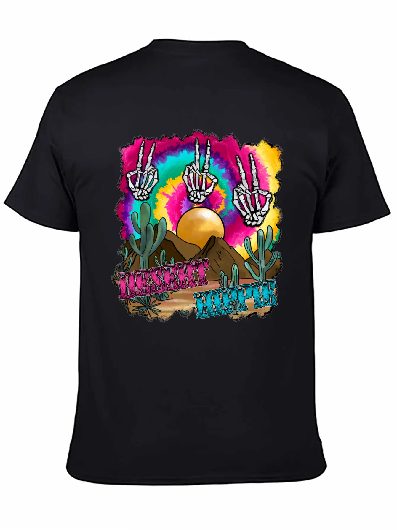 Desert Hippie Stylish Everyday T-Shirt – Unisex Basic Cotton Tee