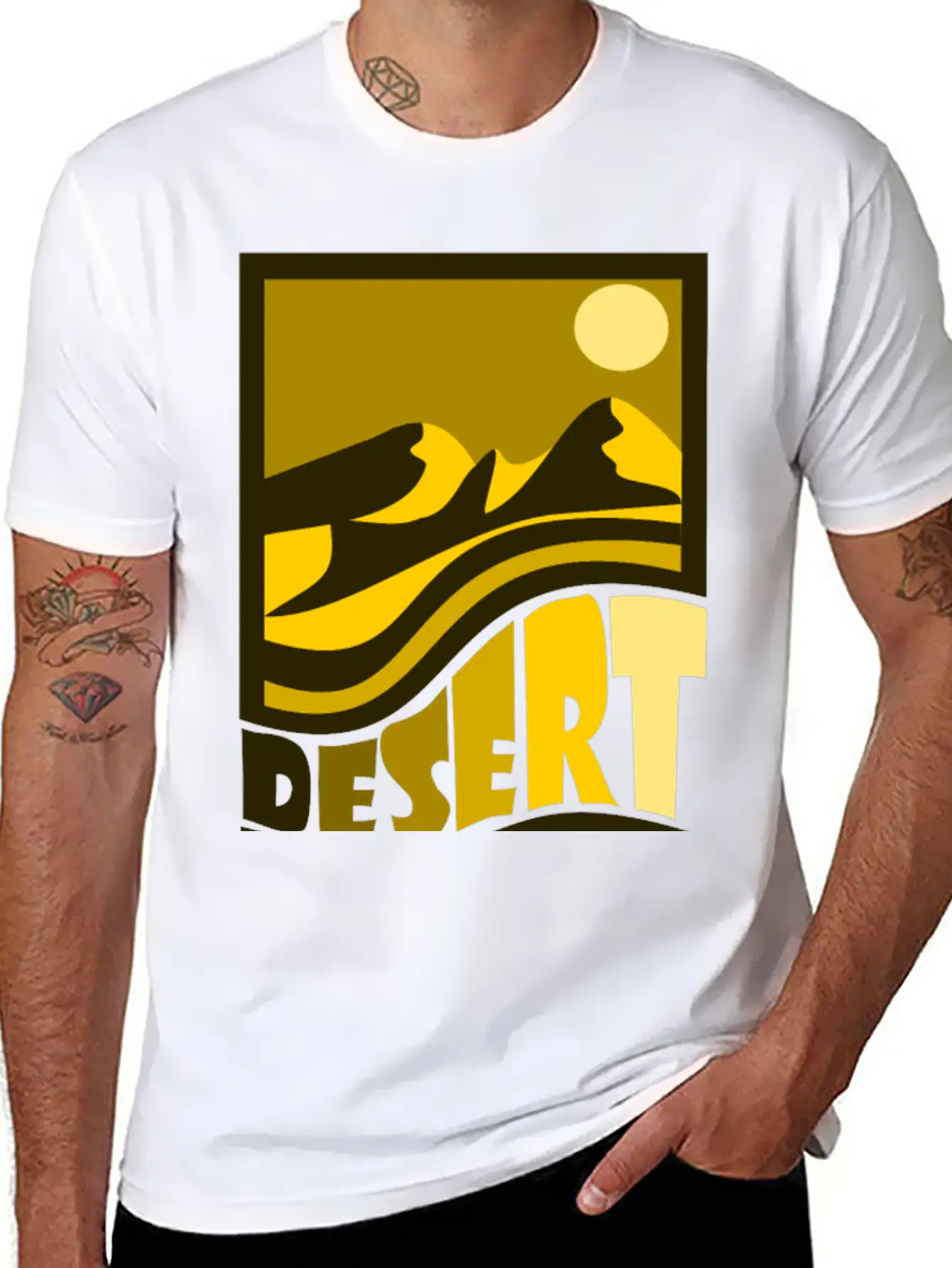 Desert Stylish Everyday T-Shirt – Unisex Basic Cotton Tee