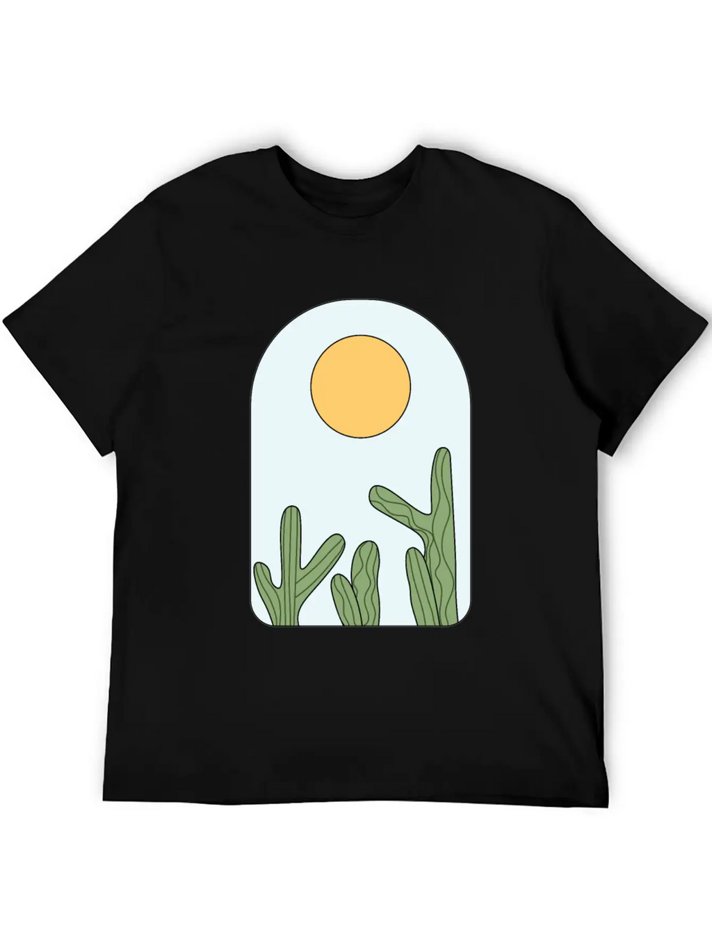 Deserted Horizon Relaxed Everyday Tee – Lightweight And Durable Cotton