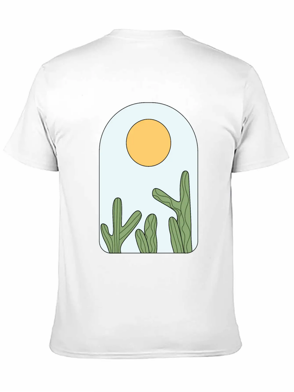 Deserted Horizon Relaxed Everyday Tee – Lightweight And Durable Cotton
