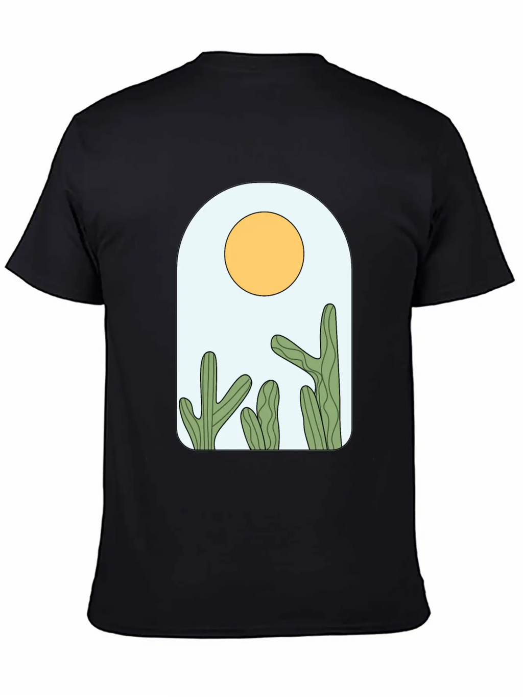 Deserted Horizon Relaxed Everyday Tee – Lightweight And Durable Cotton
