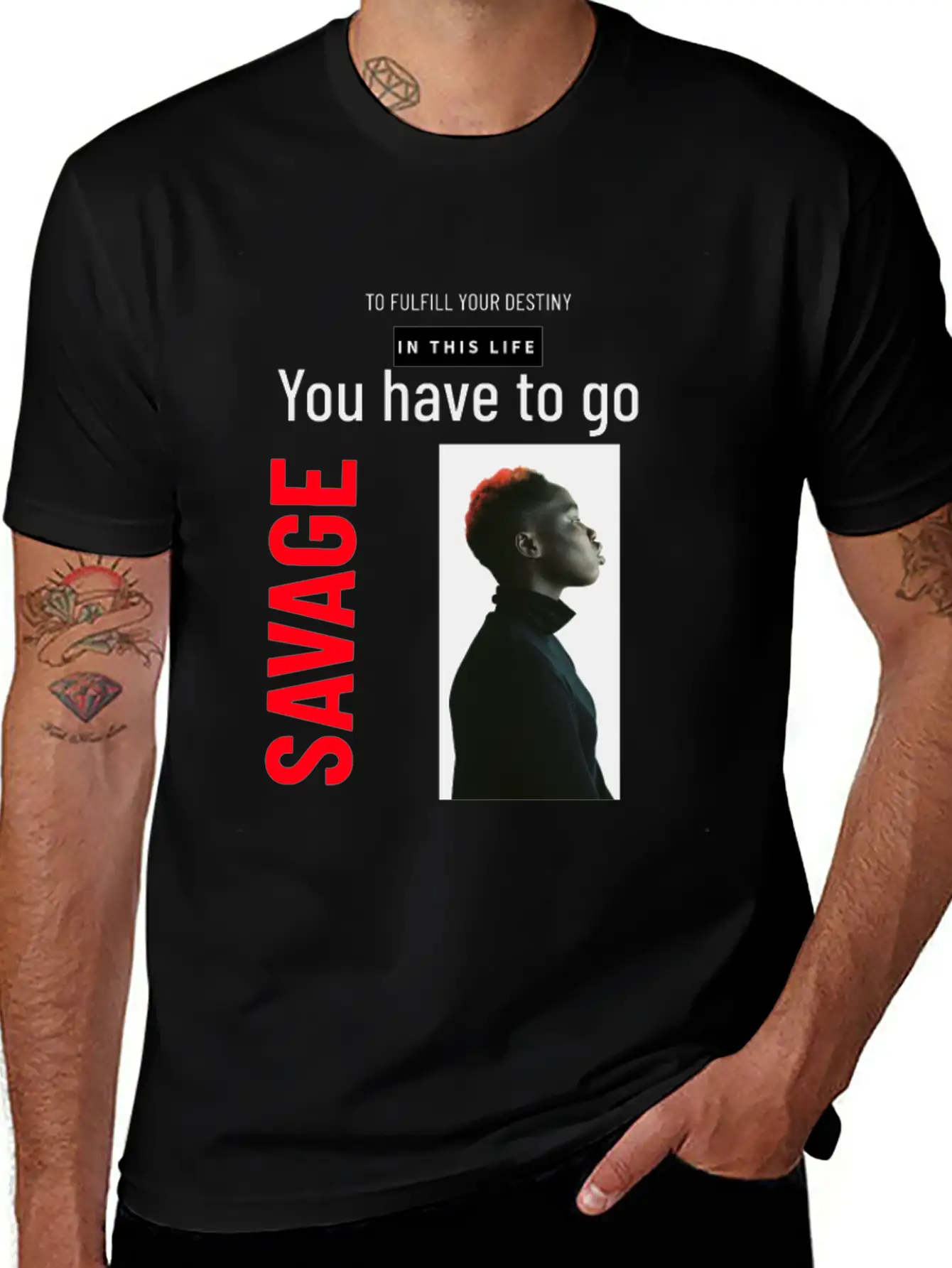 Destiny Savage Goal Stylish Everyday T-Shirt – Unisex Basic Cotton Tee