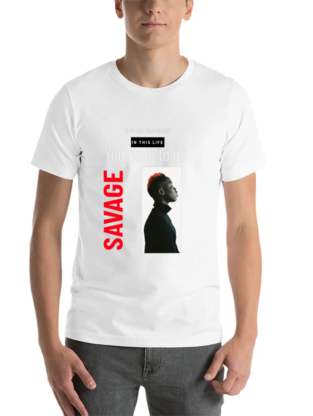 Destiny Savage Goal Stylish Everyday T-Shirt – Unisex Basic Cotton Tee