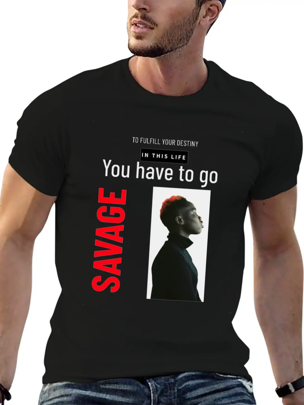 Destiny Savage Goal Stylish Everyday T-Shirt – Unisex Basic Cotton Tee