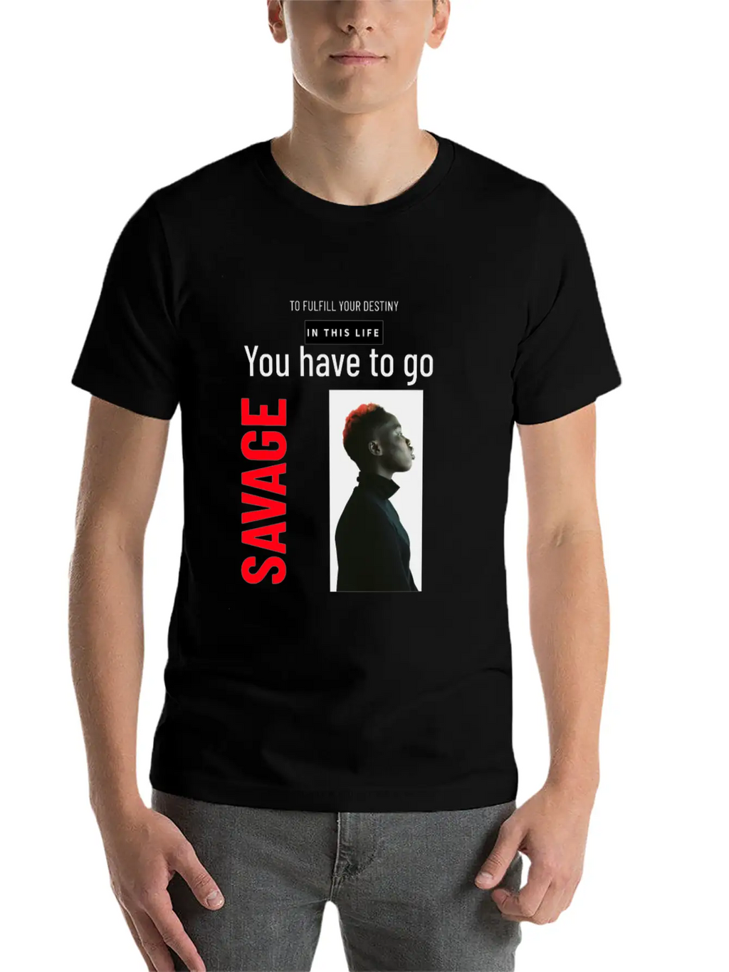Destiny Savage Goal Stylish Everyday T-Shirt – Unisex Basic Cotton Tee