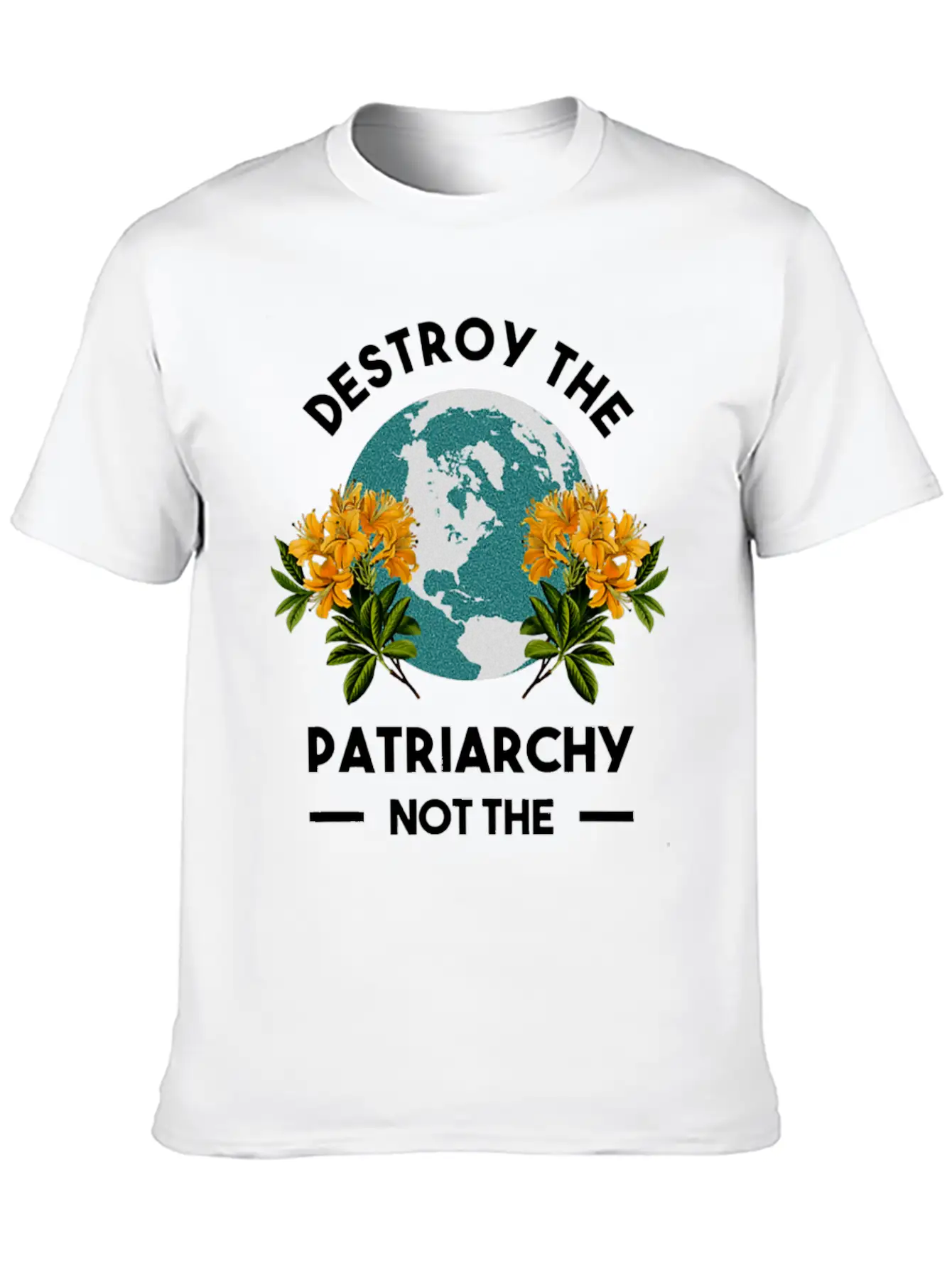 Destroy The Patriarchy Not The Planet Classic Cotton Tee – Unisex Comfort For Any Season