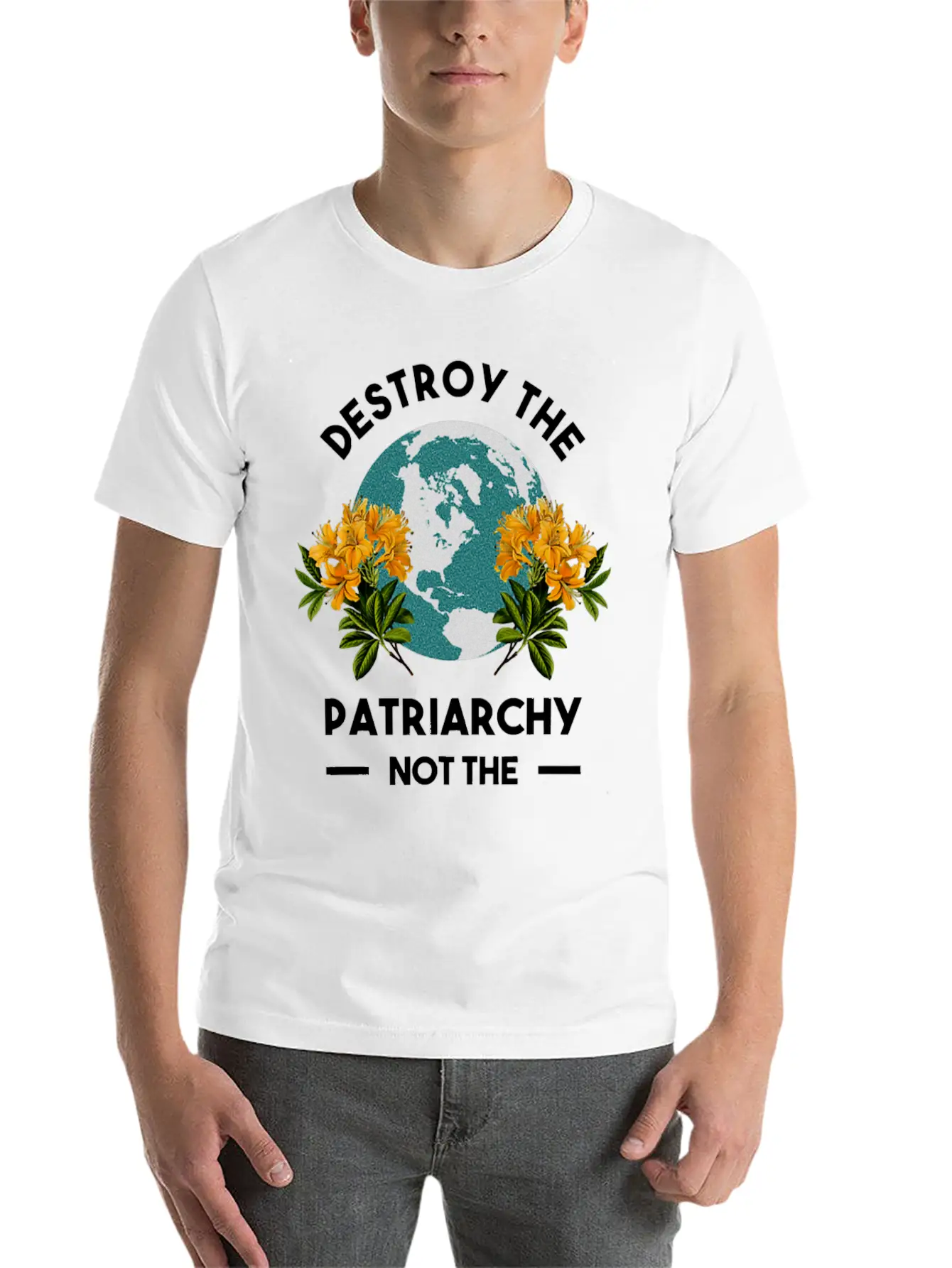 Destroy The Patriarchy Not The Planet Classic Cotton Tee – Unisex Comfort For Any Season