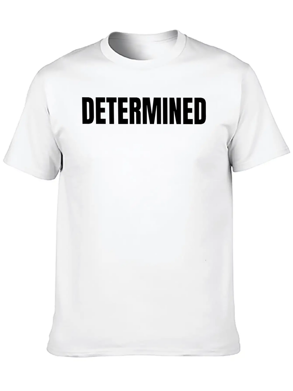 Determined Classic Cotton Tee – Unisex Comfort For Any Season