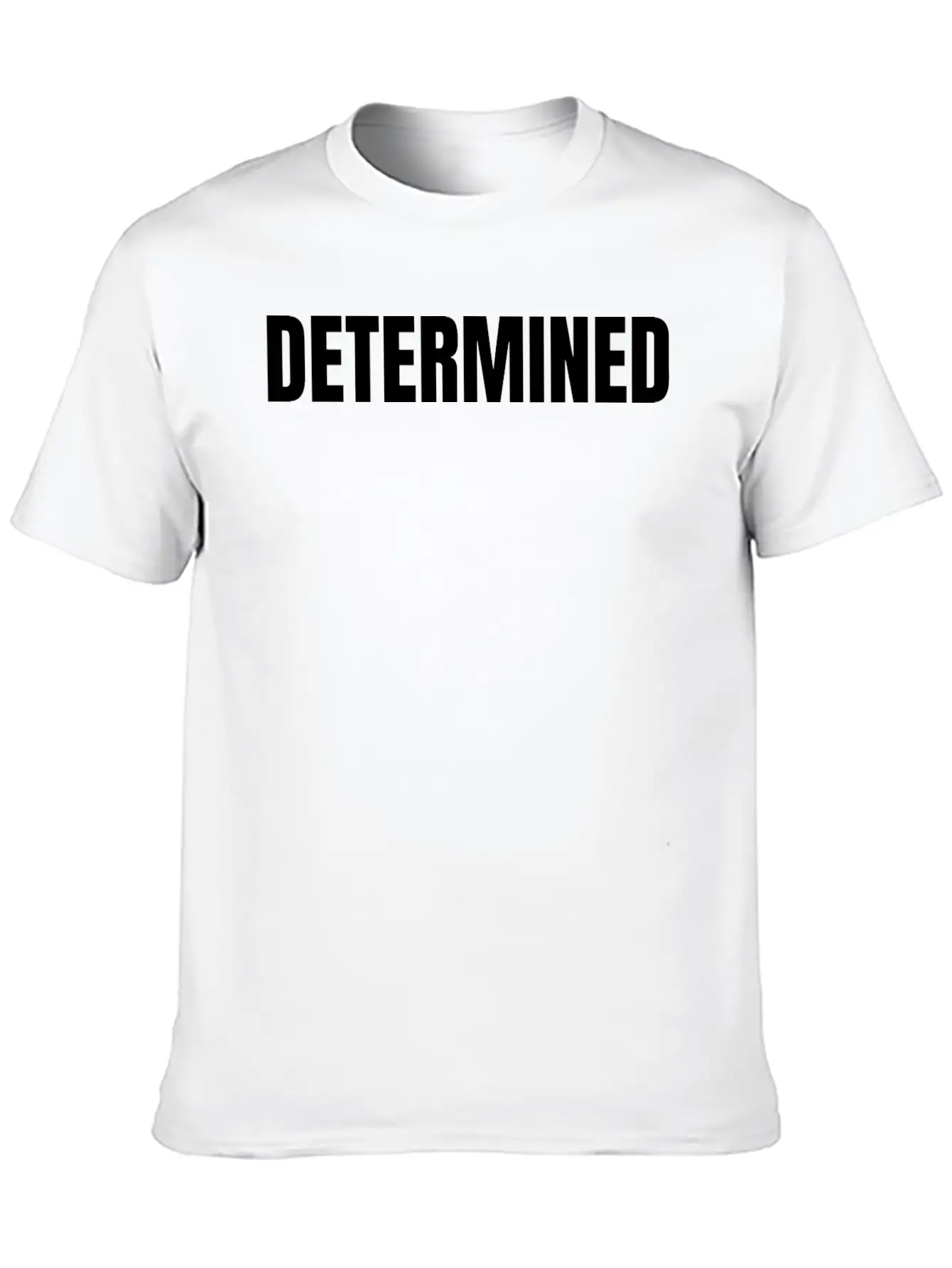Determined Classic Cotton Tee – Unisex Comfort For Any Season