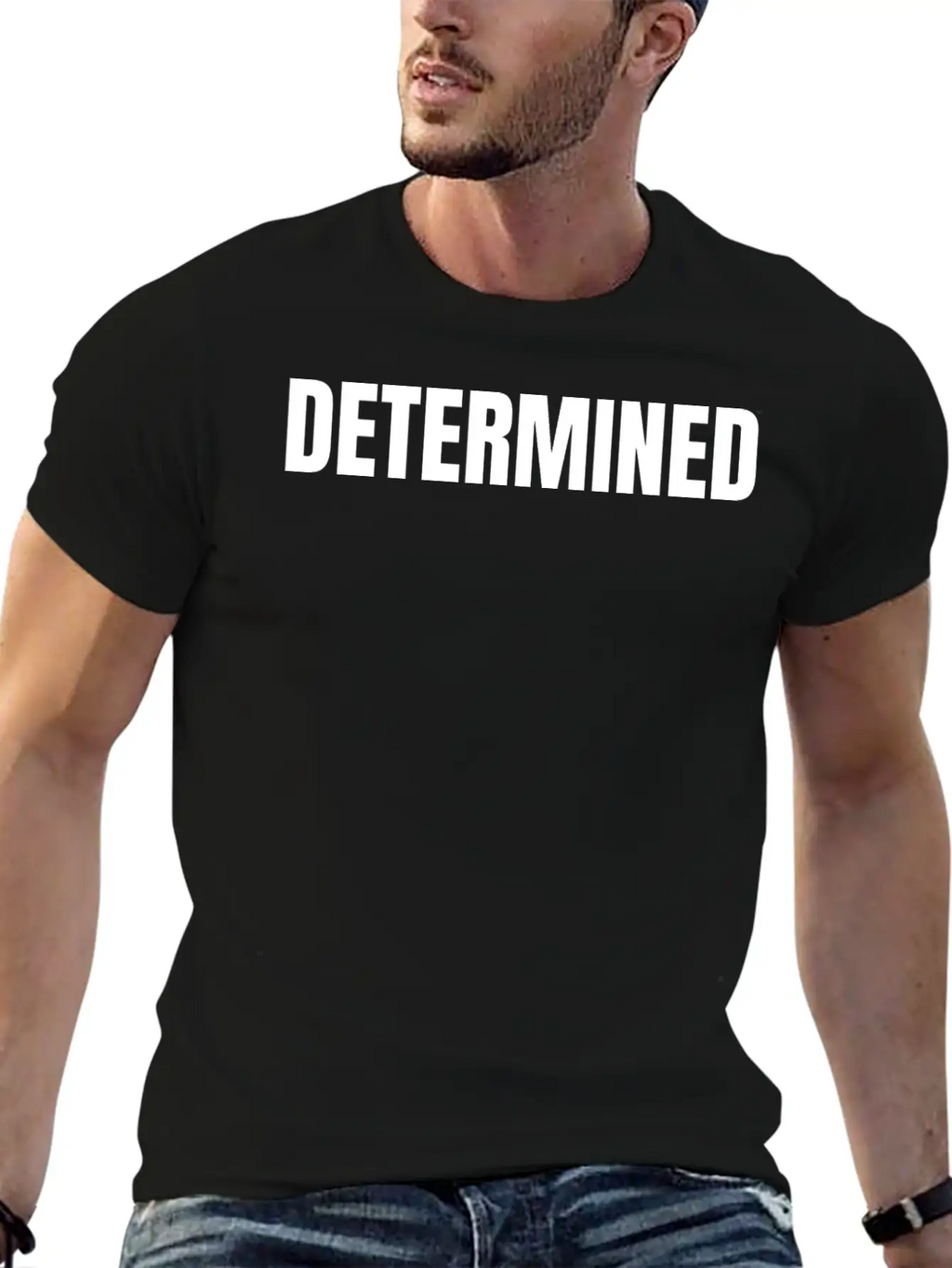 Determined Classic Cotton Tee – Unisex Comfort For Any Season